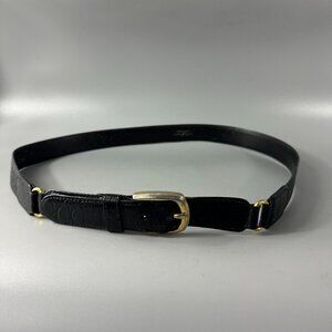 Vintage Andrea Saccardi Made in Italy Three-Section Leather Belt, 40/100